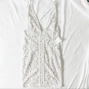 NWT TOBI White Lace Dress